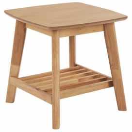 Odkládací stolek světlé dřevo TULARE