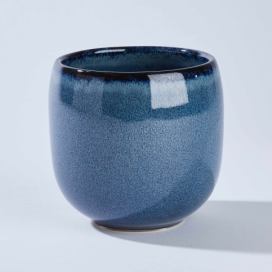 GLAZE Květináč 10,5 cm - tm. modrá