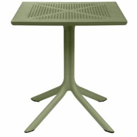 Nardi Světle hnědý plastový zahradní stůl Clip 70 x 70 cm