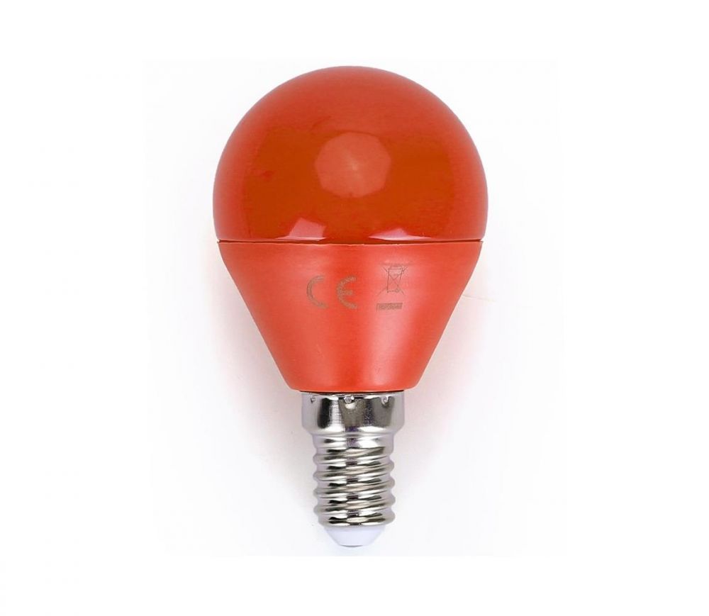  B.V. LED Žárovka G45 E14/4W/230V oranžová -   -  Svět-svítidel.cz