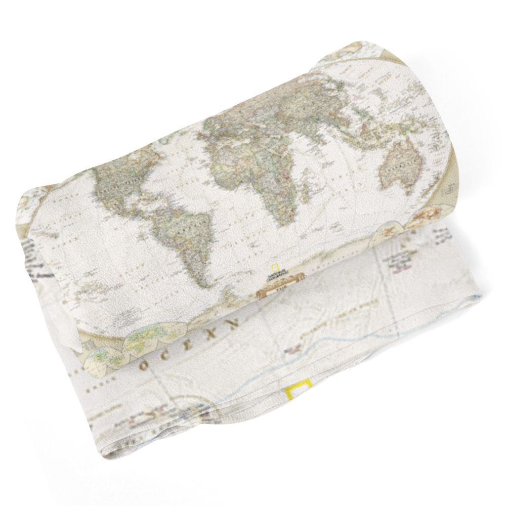 Deka SABLIO - Mapa světa 190x140 cm - E-shop Sablo s.r.o.