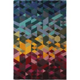 Flair Rugs koberce Ručně všívaný kusový koberec Illusion Kingston Multi Rozměry koberců: 160x230 Mdum