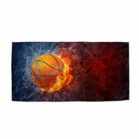 Ručník SABLIO - Basketbalový míč 30x50 cm