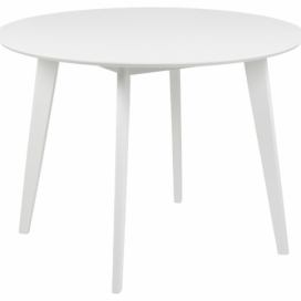 Actona Kulatý jídelní stůl Roxby 105 cm bílý