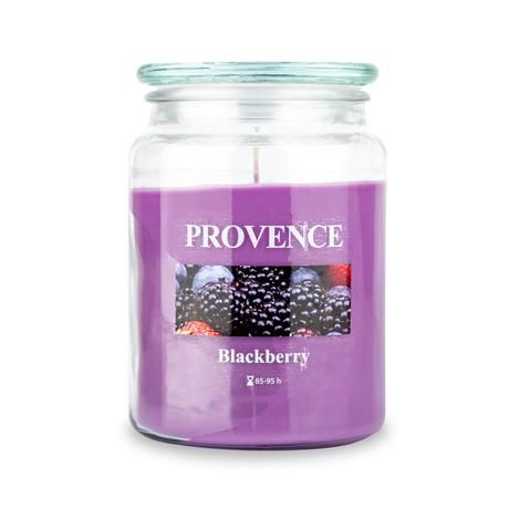 Provence Vonná svíčka ve skle 95 hodin ostružina - Kitos.cz
