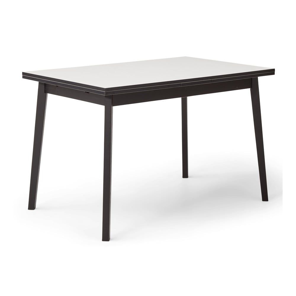 Černo-bílý rozkládací jídelní stůl v dubovém dekoru Hammel Single, 120 x 80 cm - Bonami.cz