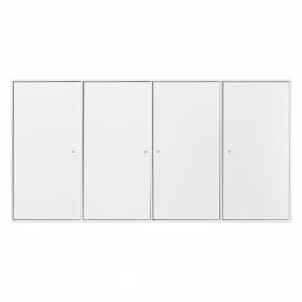 Bílá nástěnná komoda Hammel Mistral Kubus, 136 x 69 cm