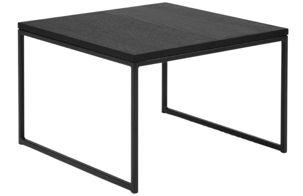 Černý dubový konferenční stolek MICADONI VELD 50 x 50 cm - Designovynabytek.cz