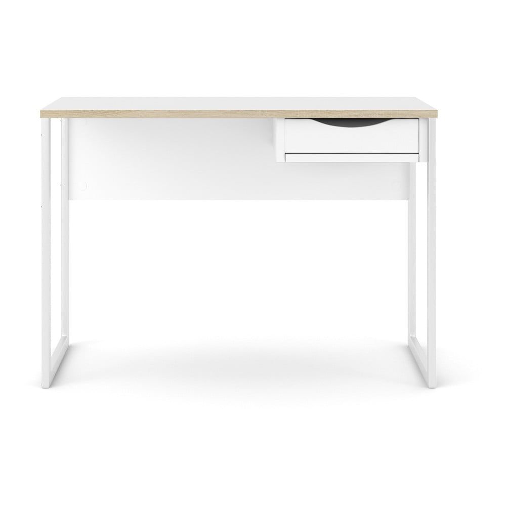 Bílý pracovní stůl Tvilum Function Plus, 110 x 48 cm - Bonami.cz