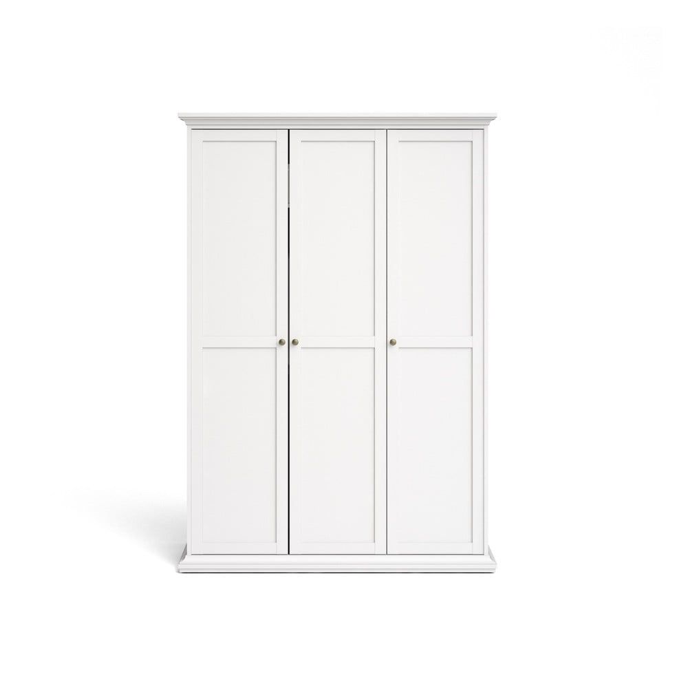 Bílá šatní skříň 139x201 cm Paris - Tvilum - Bonami.cz
