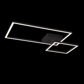Trio R62642432 LED stropní svítidlo Padella 1x25W | 3000lm | 4000K - stmívatelné, nastavitelné, Dimmer Switch, matná černá
