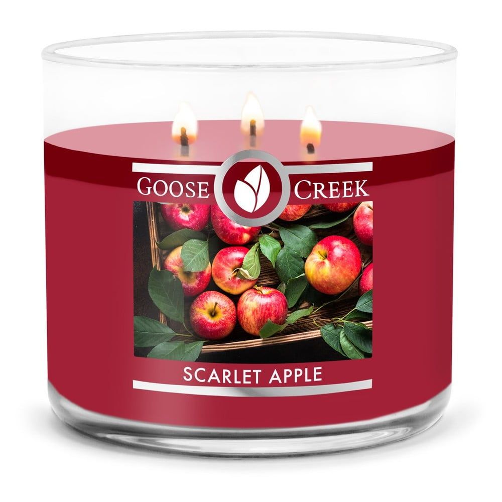 Vonná svíčka Goose Creek Scarlet Apple, doba hoření 35 h - Bonami.cz