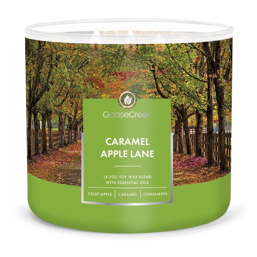 Vonná svíčka Goose Creek Caramel Apple Lane, doba hoření 35 h - Bonami.cz