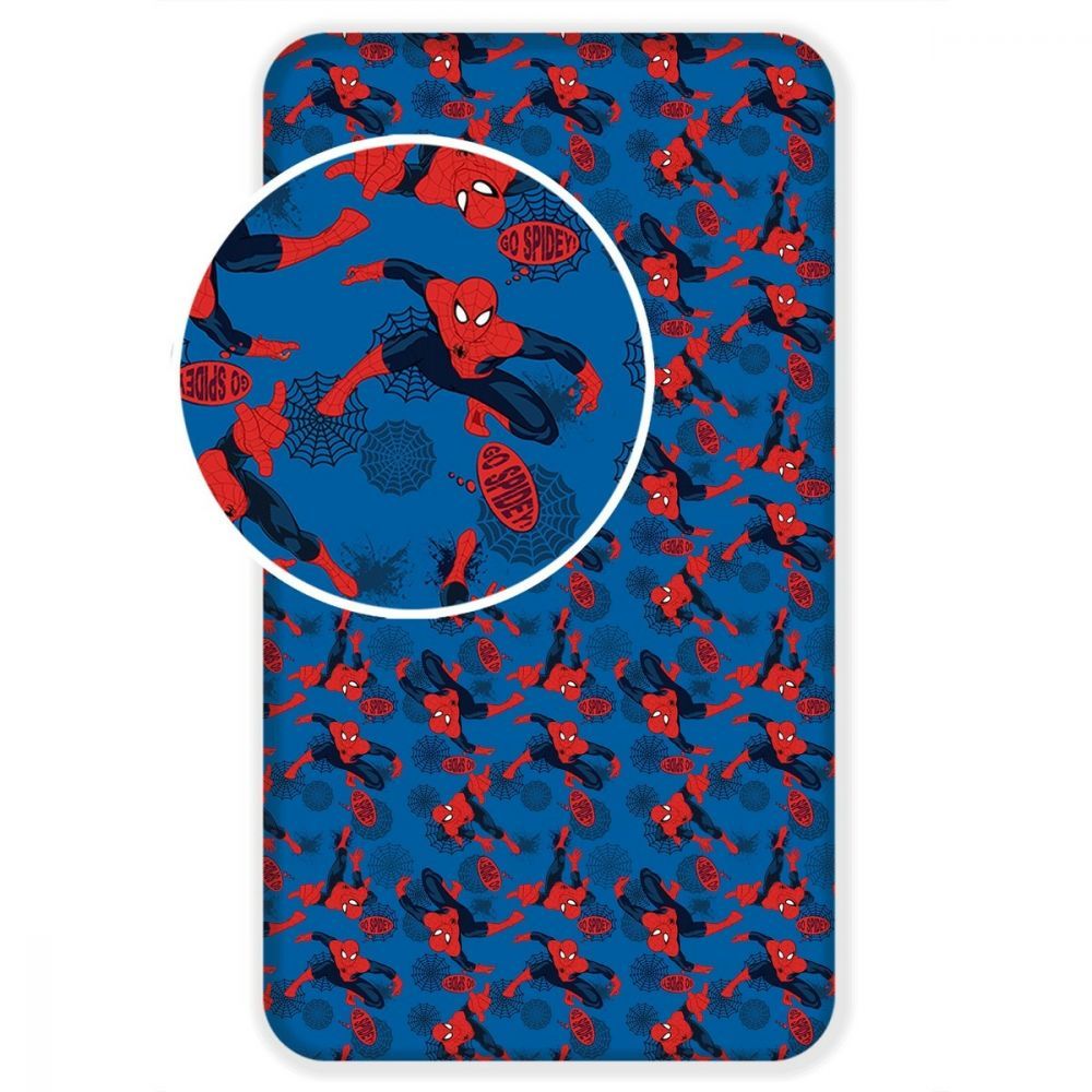 Jerry Fabrics Bavlněné prostěradlo Spiderman 06, 90 x 200 cm - 4home.cz