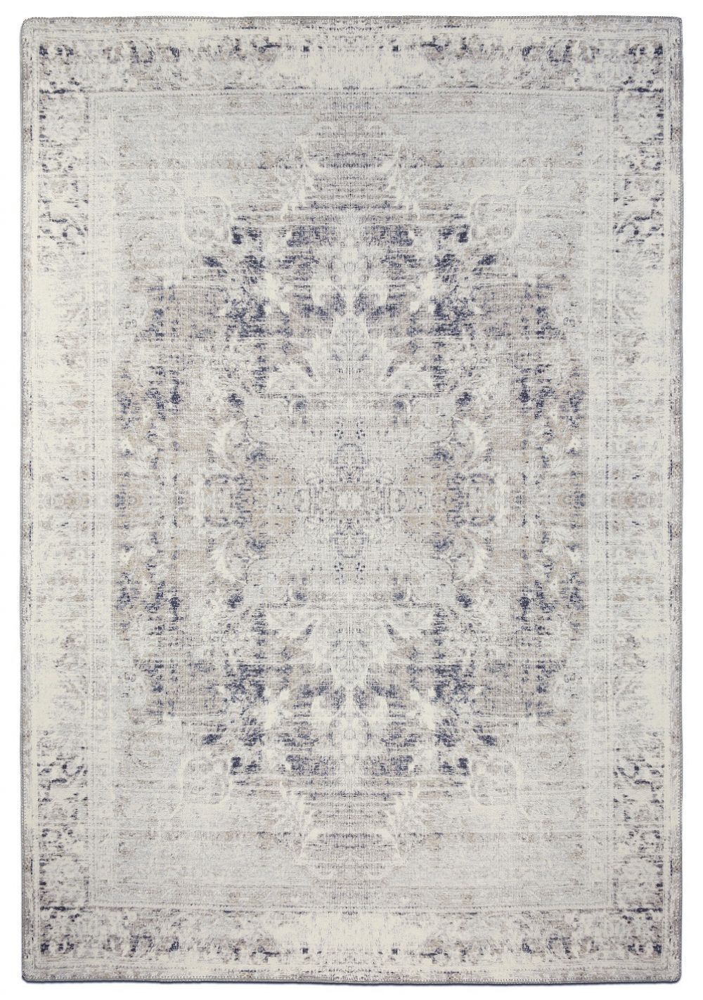 Hanse Home Collection koberce AKCE: 80x150 cm Kusový orientální koberec Chenille Rugs Q3 104771 Cream-Grey - 80x150 cm - Mujkoberec.cz
