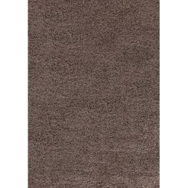 Ayyildiz Kusový koberec Dream Shaggy 4000 – hnědá 60x110 cm ATAN Nábytek