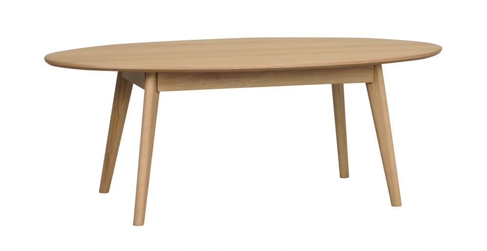 ROWICO konferenční stolek YUMI oválný dub 130x65 cm - iodesign.cz