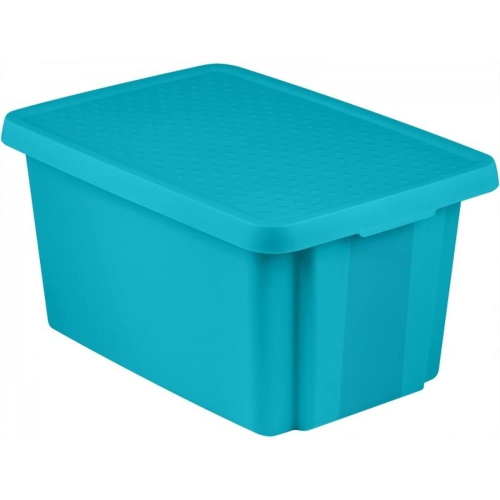 Modrý úložný box s víkem Curver Essentials, 26 l - Bonami.cz