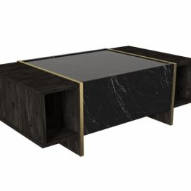 Hanah Home Konferenční stolek Veyron 103,8 cm  černý