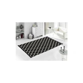 Černo-bílý oboustranný koberec Madalyon, 120 x 180 cm