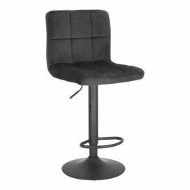  Nastavitelná barová židle Dafne VIC černá