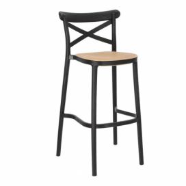  Barová židle Moreno černá