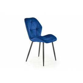 K453 Židle tmavě modrý (1p=4szt)