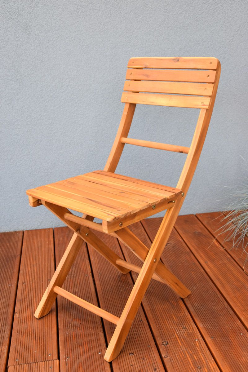 Vingo Skládací dřevěná židle z akácie - Vingo