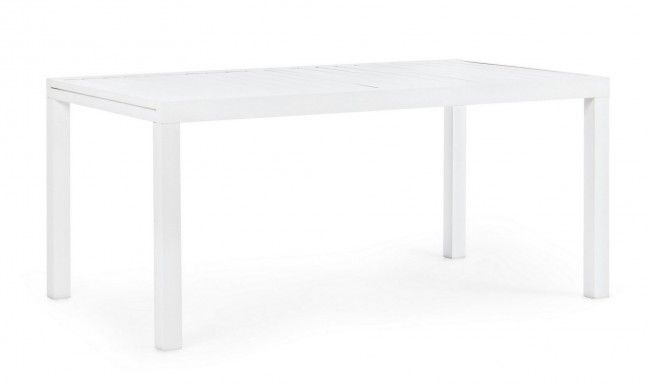 BIZZOTTO Rozkládací zahradní stůl HILDE 160x90 cm bílý - iodesign.cz