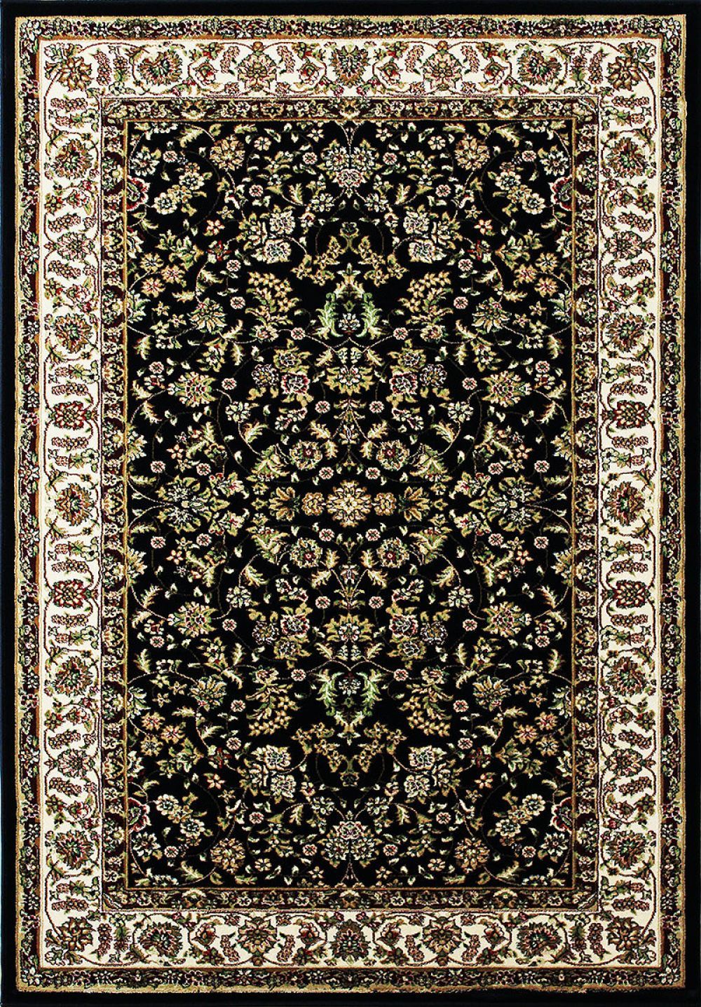Berfin Dywany Kusový koberec Anatolia 5378 S (Black) - 150x230 cm - Mujkoberec.cz
