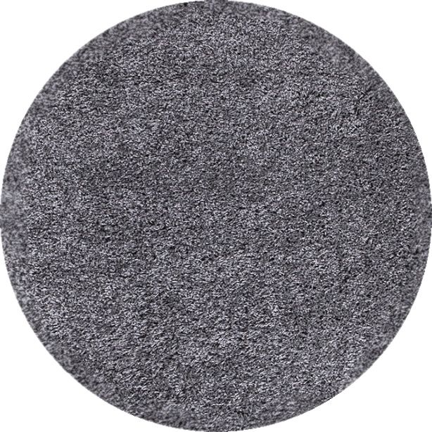 Ayyildiz koberce Kusový koberec Dream Shaggy 4000 Grey kruh - 120x120 (průměr) kruh cm - Mujkoberec.cz