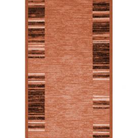 Associated Weavers koberce Protiskluzový běhoun na míru Adagio 25 oranžový s obšitím - šíře 80 cm s obšitím