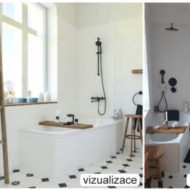 Koupelna před a po Rittmann design