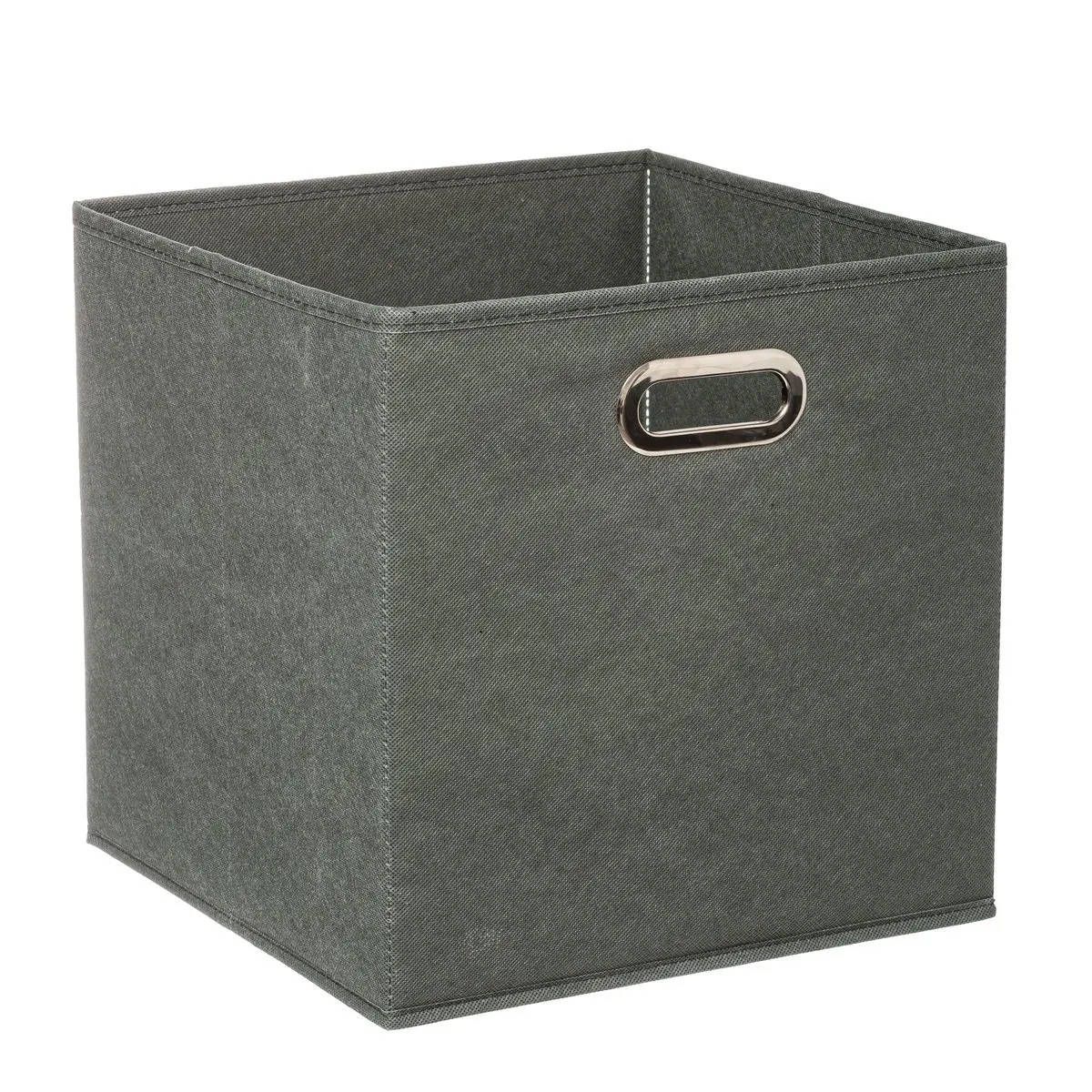 5five Simply Smart Úložný box, šedý, textilní, 31 x 31 cm - EMAKO.CZ s.r.o.