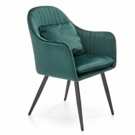 Halmar jídelní židle K464  barva: zelená