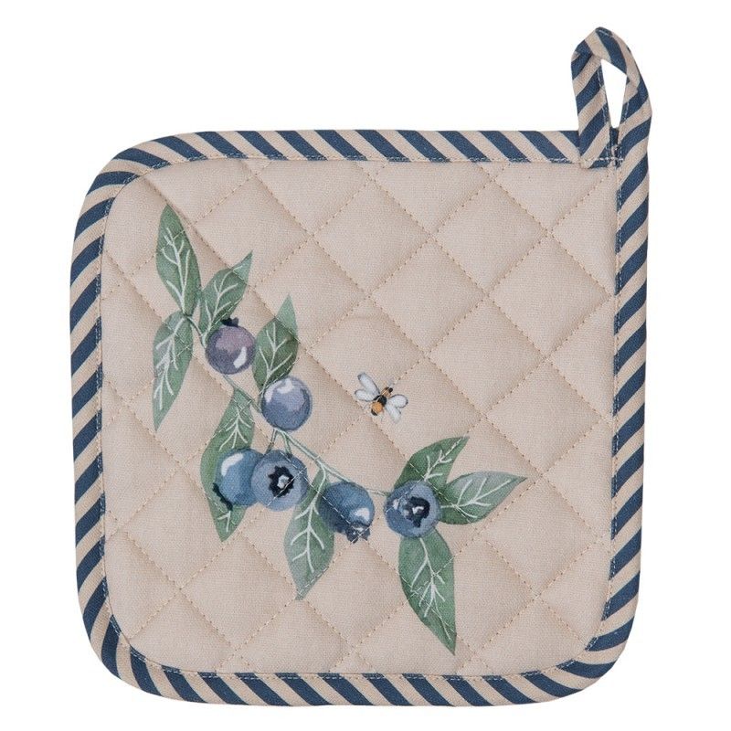 Bavlněná chňapka - podložka Blueberry Fields - 20*20 cm Clayre & Eef - LaHome - vintage dekorace