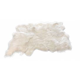 Bílý koberec z ovčí kůže Sheep white - 200*160*12cm J-Line by Jolipa LaHome - vintage dekorace