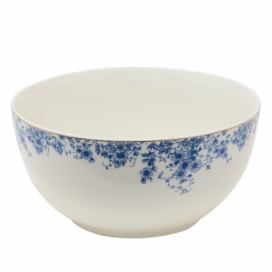 Porcelánová miska s modrými květy Blue Flowers - Ø 14*7 cm / 500ml Clayre & Eef