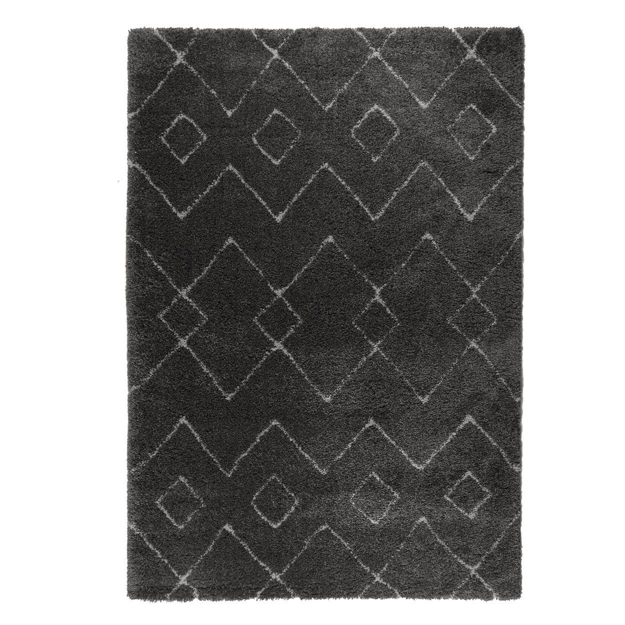 Flair Rugs koberce Kusový koberec Dakari Imari Grey/White - 120x170 cm - Mujkoberec.cz