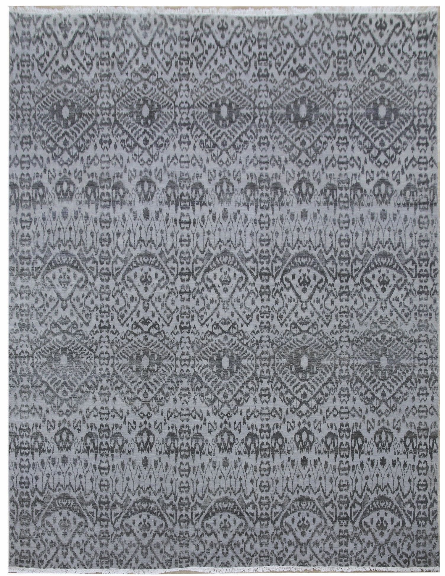 Diamond Carpets koberce Ručně vázaný kusový koberec Diamond DC-EKT L silver/black - 180x275 cm - Mujkoberec.cz