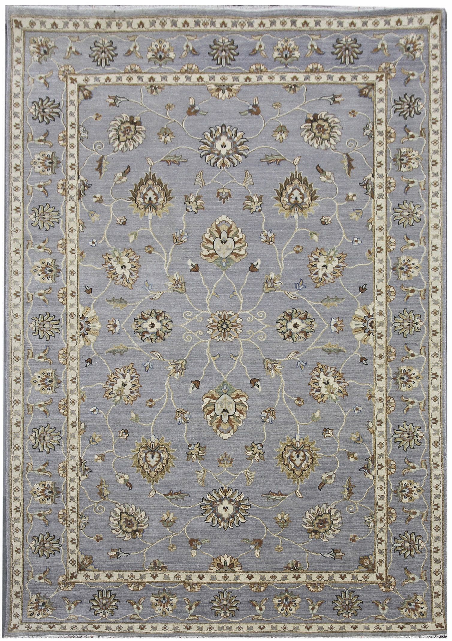 Diamond Carpets koberce Ručně vázaný kusový koberec Diamond DC-M 2 Light grey/light grey - 180x275 cm - Mujkoberec.cz