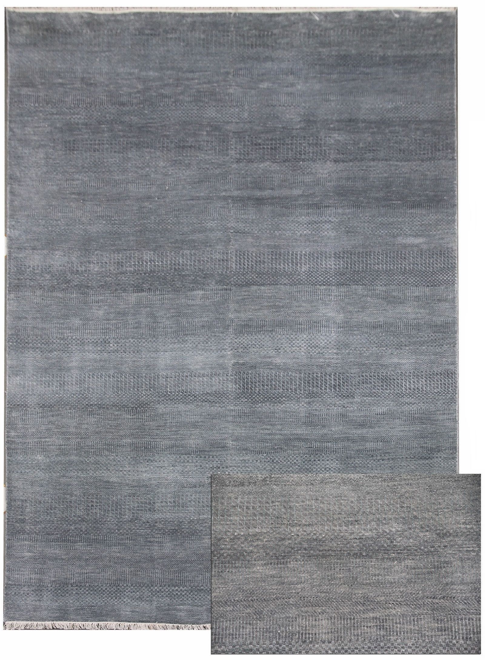 Diamond Carpets koberce Ručně vázaný kusový koberec Diamond DC-MCN Light grey/blue - 180x275 cm - Mujkoberec.cz