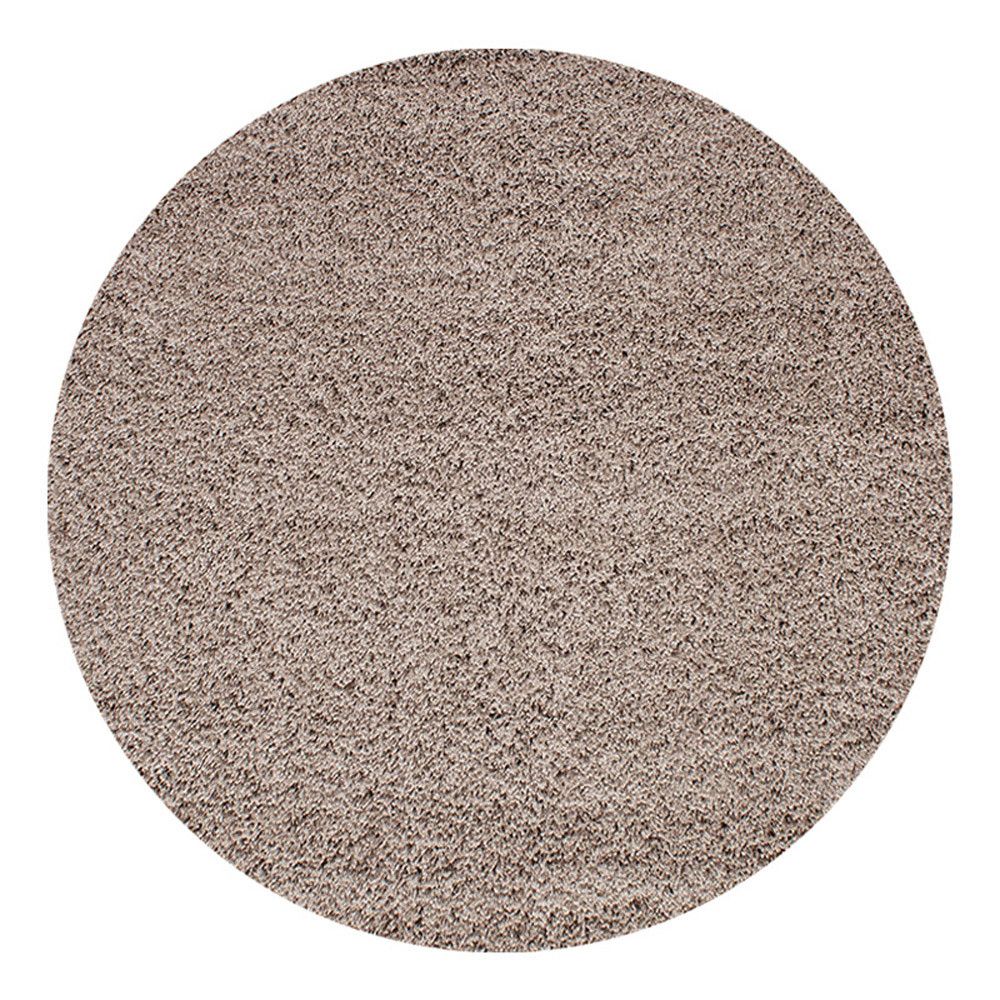 Ayyildiz koberce Kusový koberec Dream Shaggy 4000 beige kruh - 120x120 (průměr) kruh cm - Mujkoberec.cz
