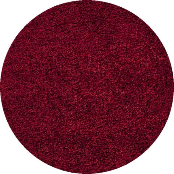 Ayyildiz koberce Kusový koberec Dream Shaggy 4000 Red Kruh - 120x120 (průměr) kruh cm - Mujkoberec.cz