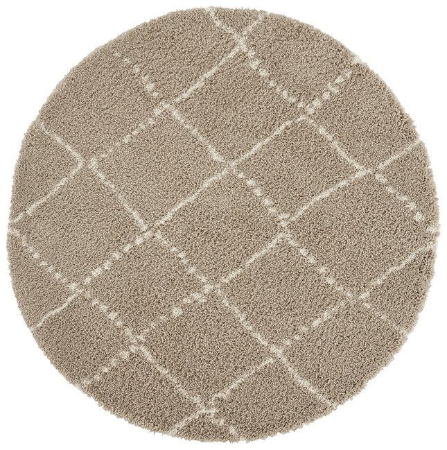 Mint Rugs - Hanse Home koberce Kusový koberec Allure 104405 Beige/Cream kruh - 120x120 (průměr) kruh cm - Mujkoberec.cz