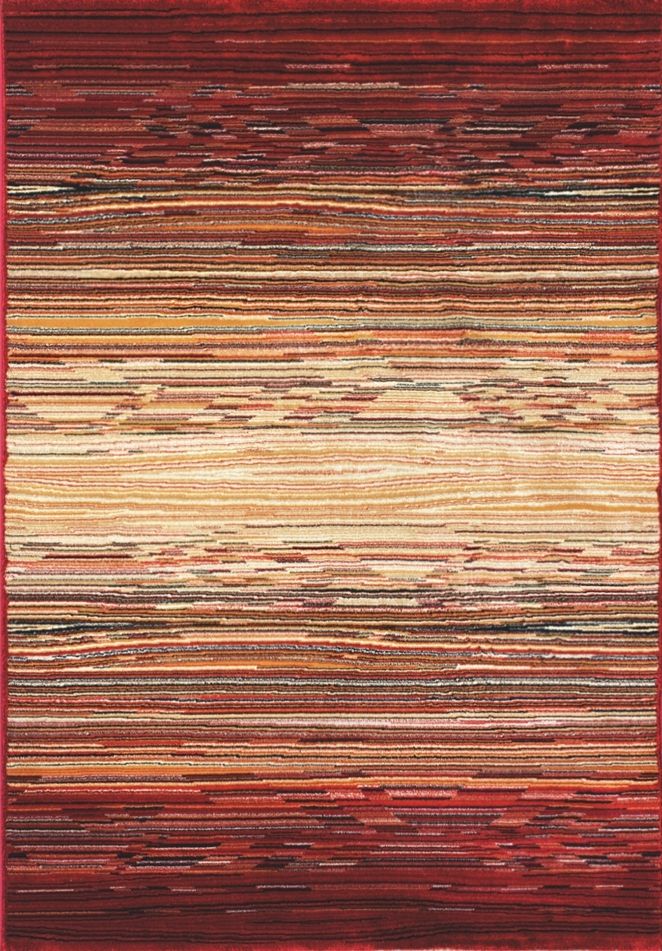 Spoltex koberce Liberec Kusový koberec Cambridge red/beige 5668 - 80x150 cm - Mujkoberec.cz