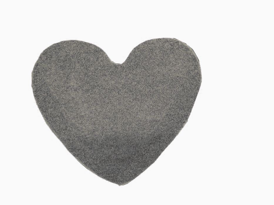 Vopi koberce Kusový koberec Color Shaggy šedý srdce - 120x120 cm - Mujkoberec.cz