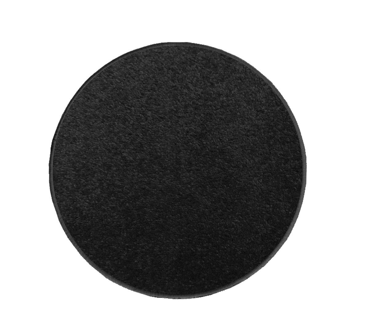 Vopi koberce Kusový koberec Eton černý 78 kruh - 57x57 (průměr) kruh cm - Mujkoberec.cz