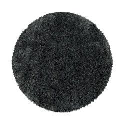 Ayyildiz koberce Kusový koberec Fluffy Shaggy 3500 grey kruh - 80x80 (průměr) kruh cm - Mujkoberec.cz