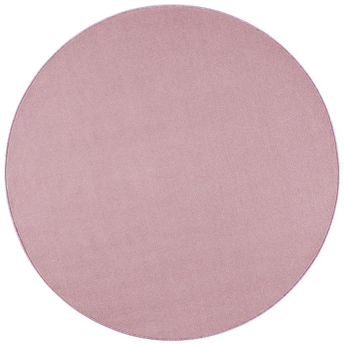 Hanse Home Collection koberce Kusový koberec Nasty 104446 Light-Rose  - 133x133 (průměr) kruh cm - Mujkoberec.cz